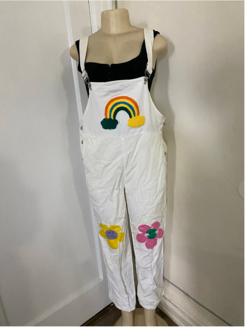 Rainbow overalls